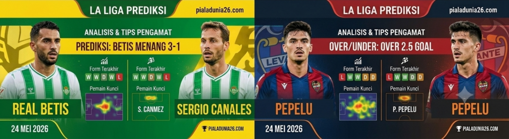 Prediksi Real Betis vs Levante 24 Mei 2026: Duel Seru Penutup La Liga