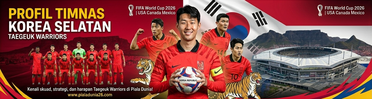 Profil Timnas Korea Selatan di Piala Dunia 2026: Generasi Emas Asia Siap Tampil Garang