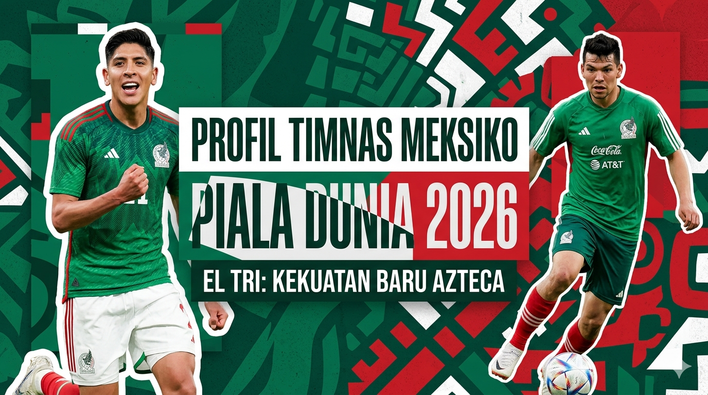 Profil Lengkap Timnas Meksiko Piala Dunia 2026: Siap Jadi Kuda Hitam di Turnamen FIFA