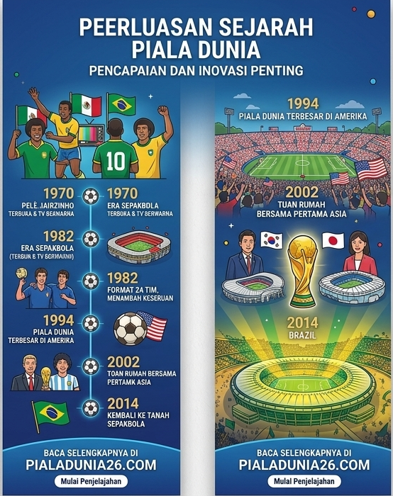 Sejarah Piala Dunia FIFA dari Tahun ke Tahun Lengkap dan Menarik