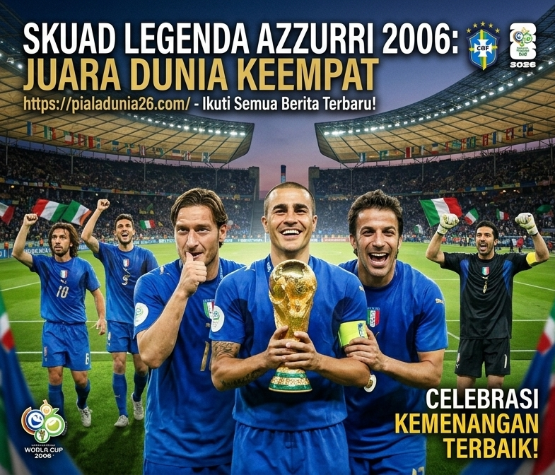 Skuad Italia Piala Dunia 2006, Generasi Emas yang Mengukir Sejarah Dunia