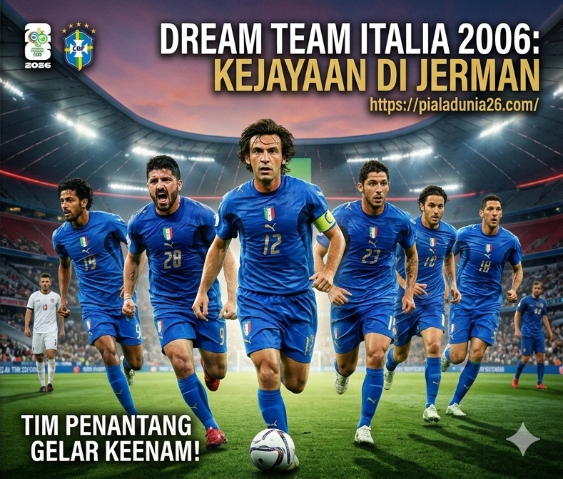 Skuad Italia Piala Dunia 2006, Generasi Emas yang Mengukir Sejarah Dunia