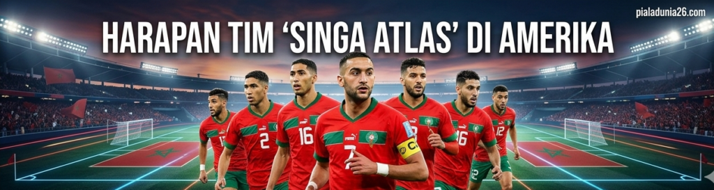 Skuad Maroko Piala Dunia 2026, Singa Atlas Siap Mengguncang Dunia Lagi