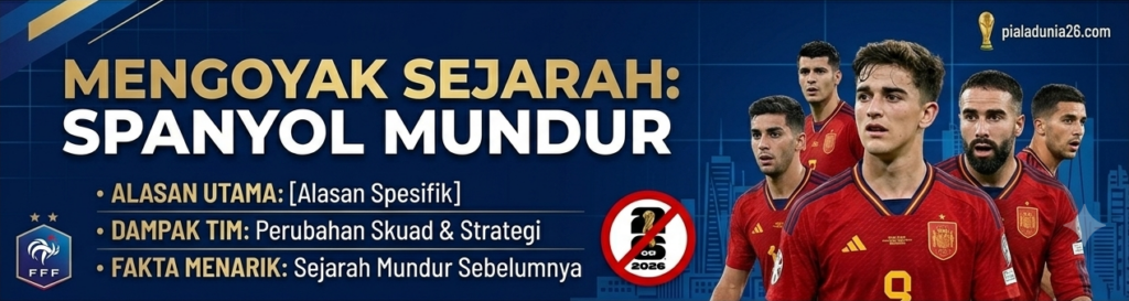 Spanyol Mundur dari Piala Dunia? Simak Klarifikasi Resmi dan Fakta Terbaru