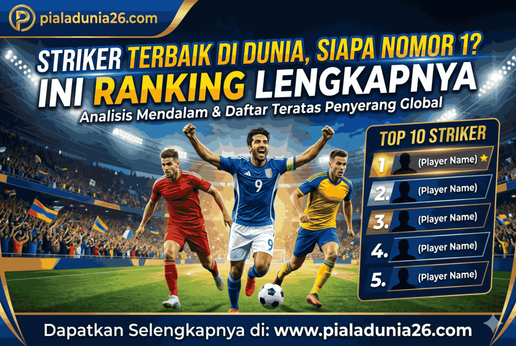 Striker Terbaik di Dunia, Siapa Nomor 1 Ini Ranking Lengkapnya