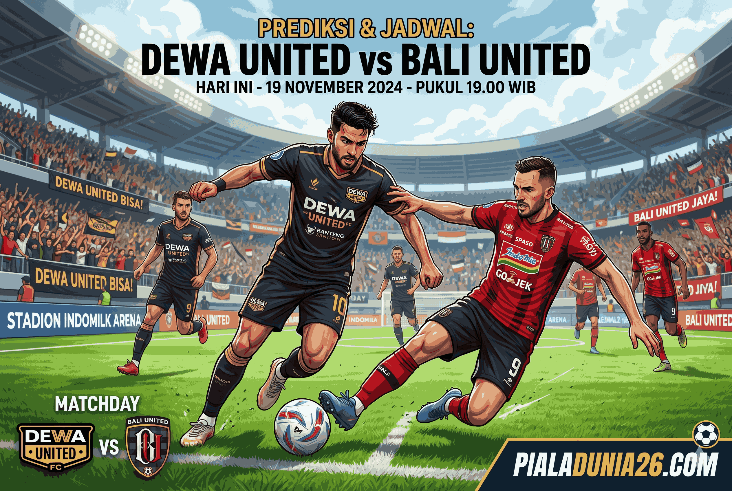 Susunan Pemain Dewa United vs Bali United Hari Ini, Prediksi Line Up Liga 1
