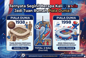 Ternyata Segini! Berapa Kali Prancis Jadi Tuan Rumah Piala Dunia?