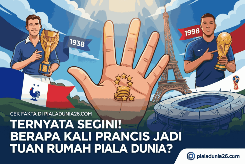 Ternyata Segini! Berapa Kali Prancis Jadi Tuan Rumah Piala Dunia?
