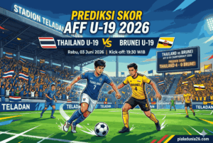 Thailand vs Brunei U-19: Prediksi Skor AFF U-19