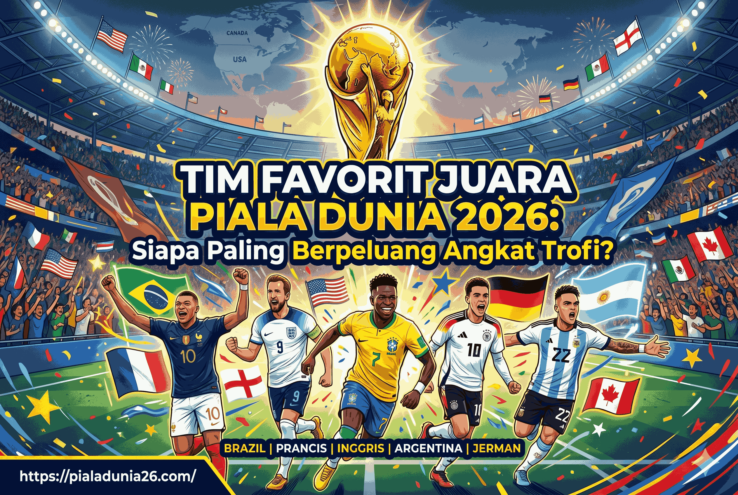 Tim Favorit Juara Piala Dunia 2026: Siapa Paling Berpeluang Angkat Trofi?