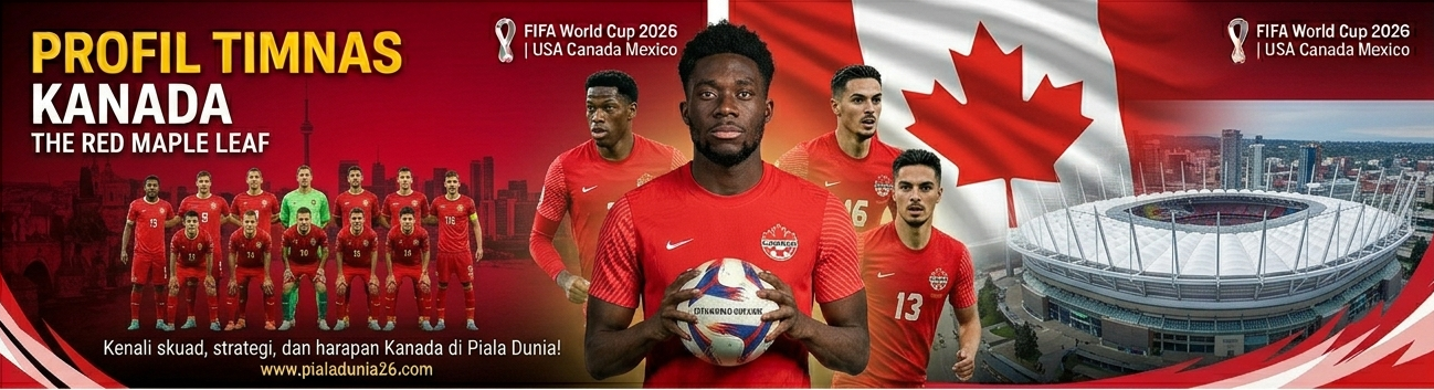 Timnas Kanada Siap Bersinar di Piala Dunia 2026, Ini Profil dan Kekuatan Terbarunya