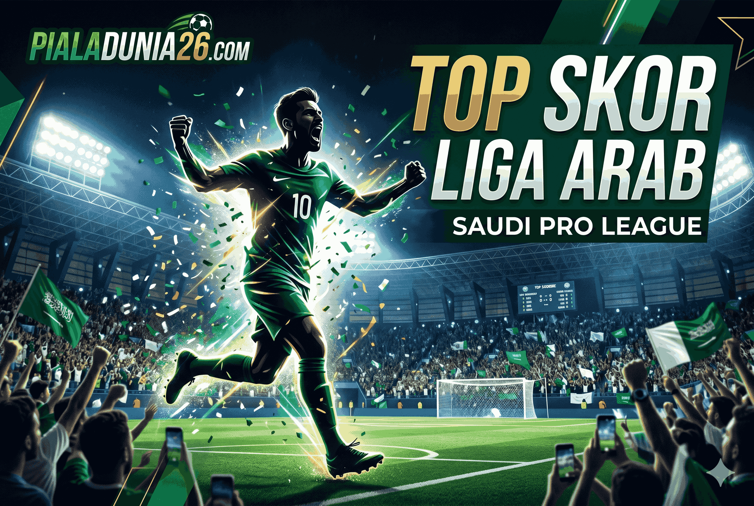 Top Skor Liga Arab, Daftar Pencetak Gol Terbanyak Saudi Pro League