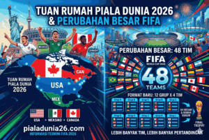Tuan Rumah Piala Dunia 2026 dan Perubahan Besar di Ajang FIFA