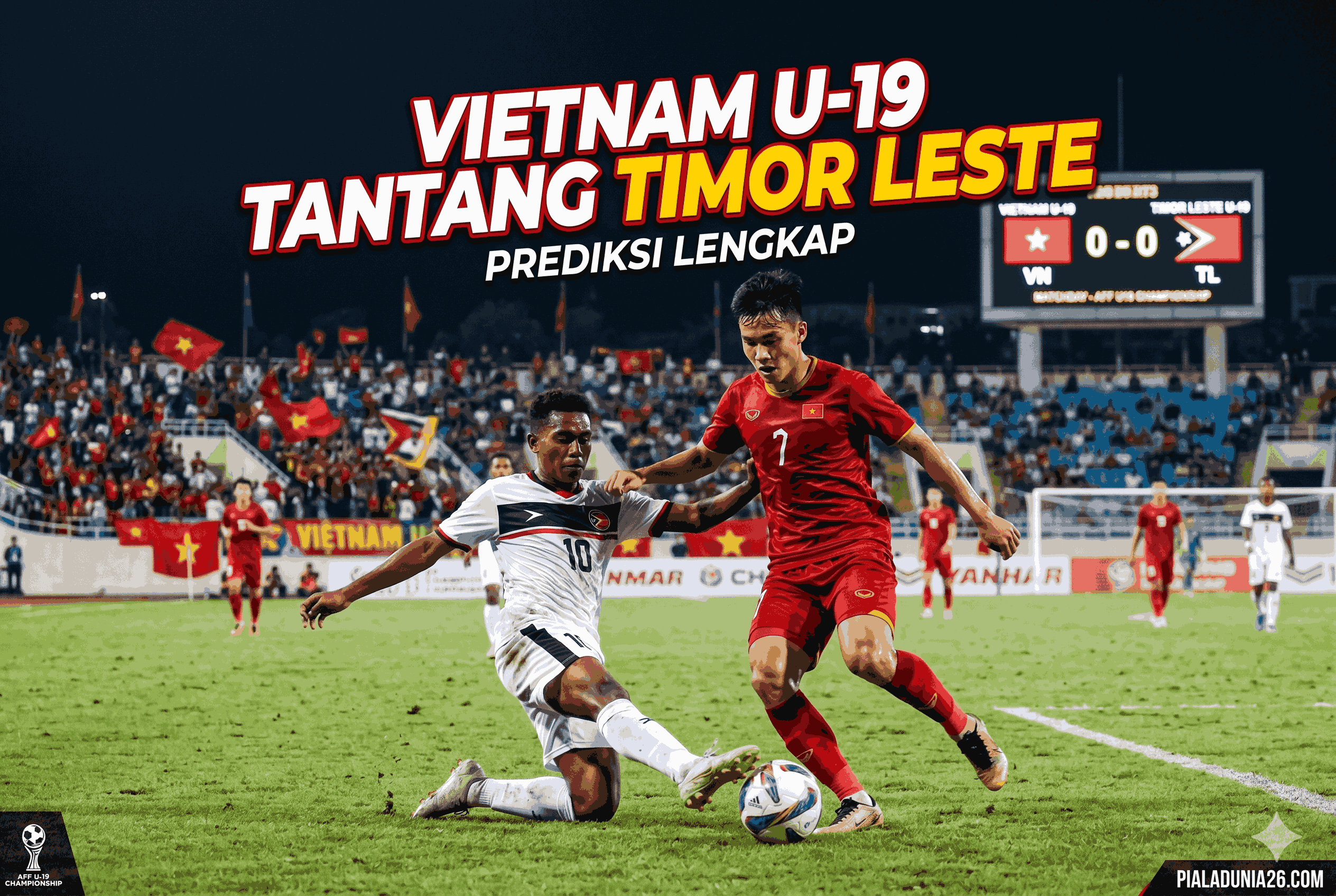 Vietnam U-19 Tantang Timor Leste: Prediksi Lengkap