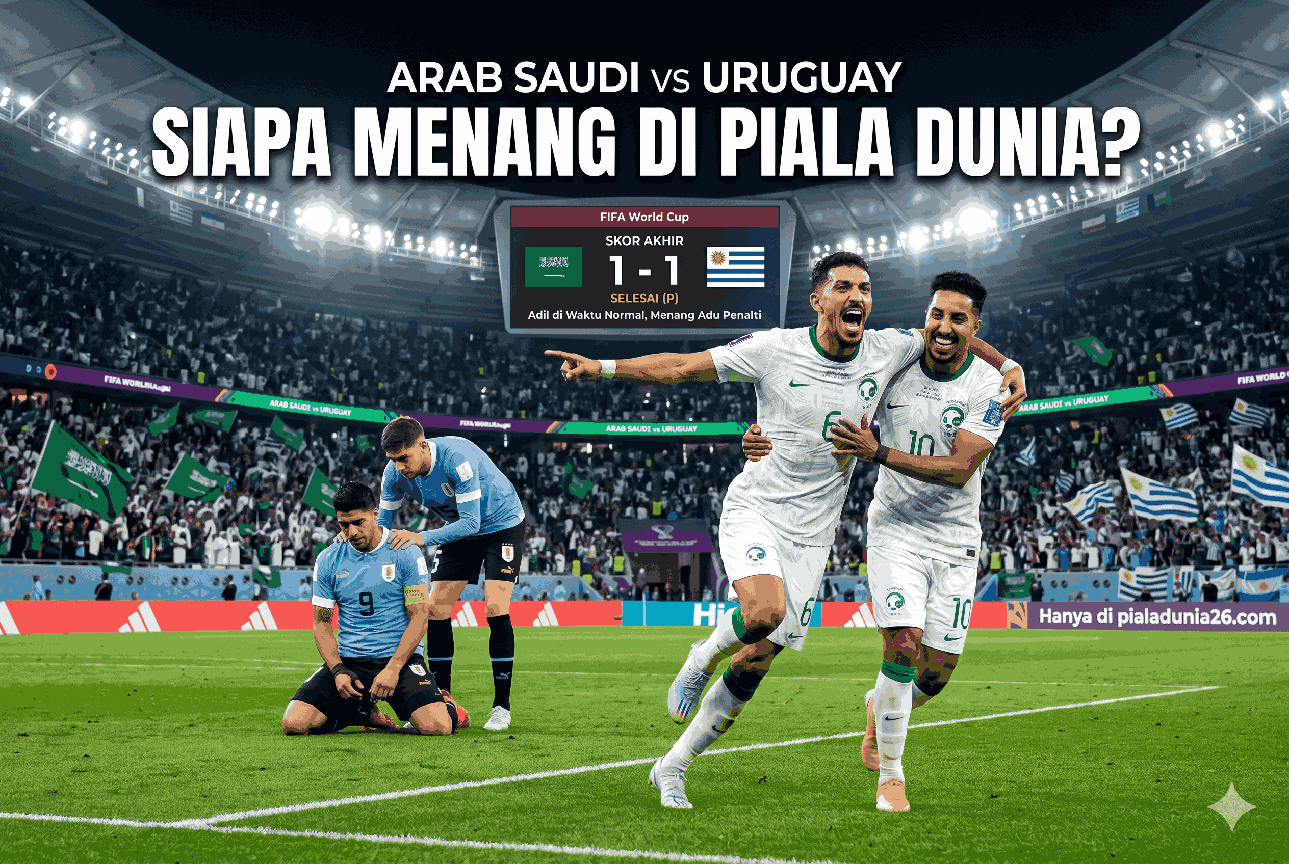 Arab Saudi vs Uruguay: Siapa Menang di Piala Dunia?
