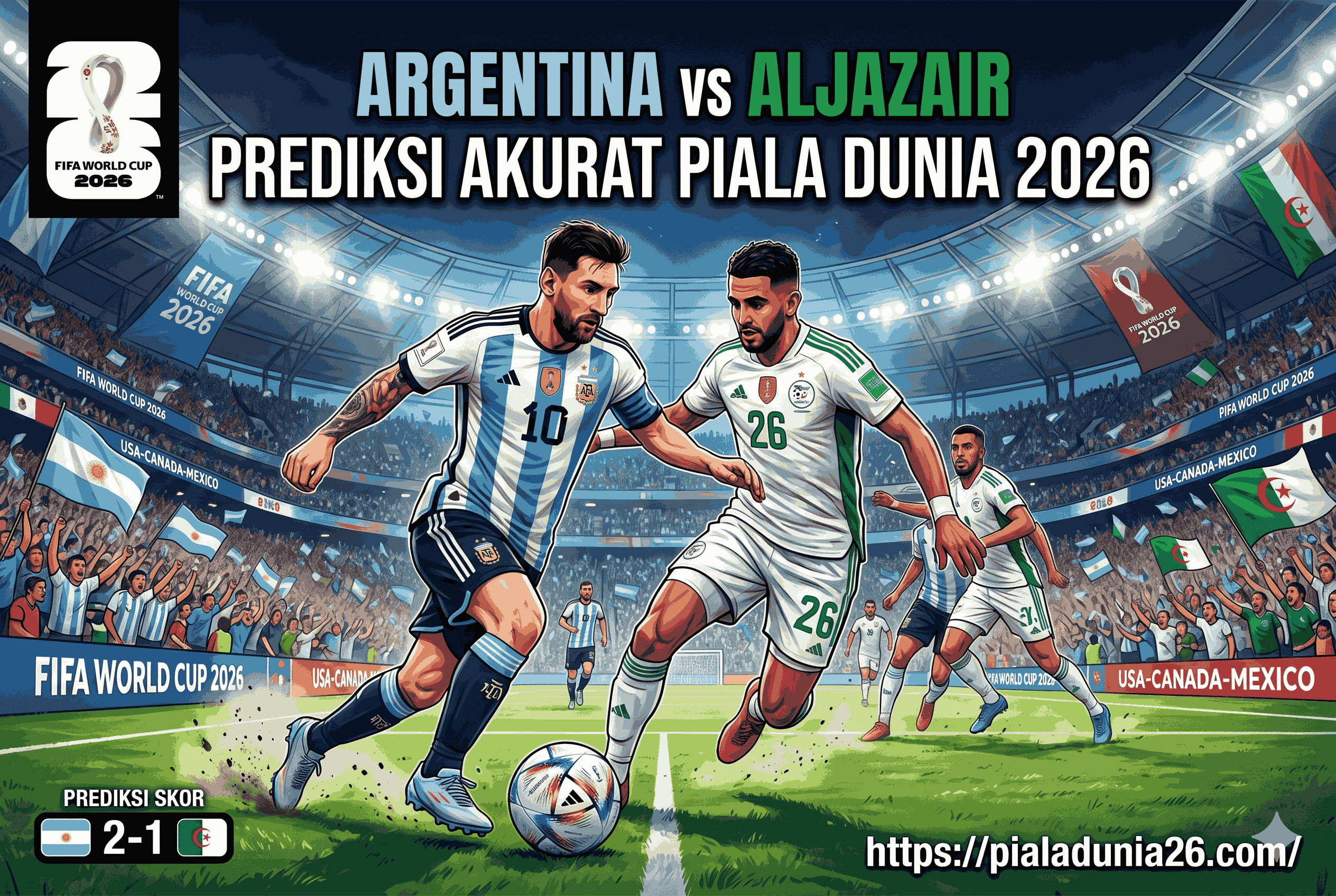 Argentina vs Aljazair: Prediksi Akurat Piala Dunia 2026