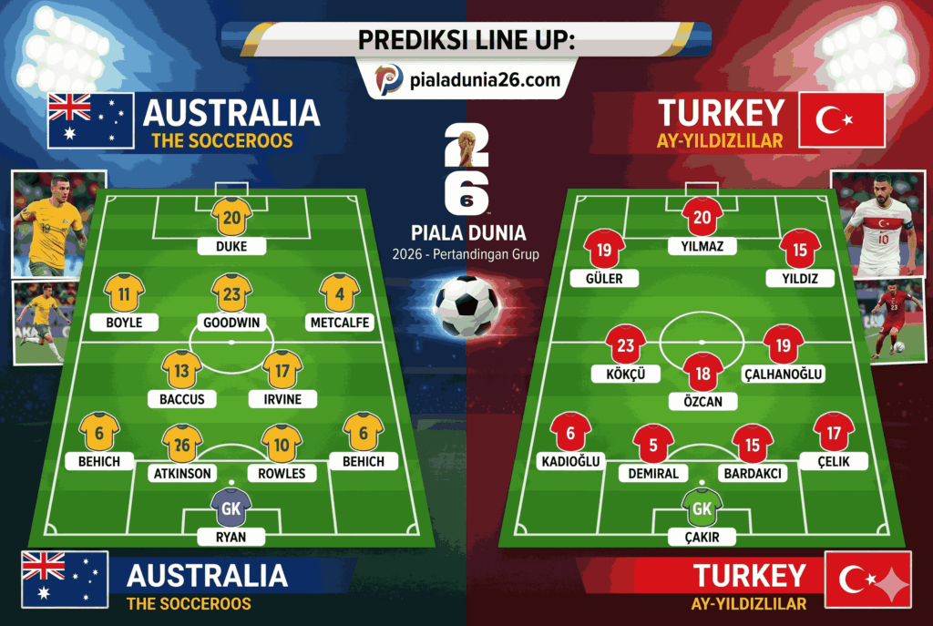 Australia vs Turki: Bocoran Prediksi Skor Akurat