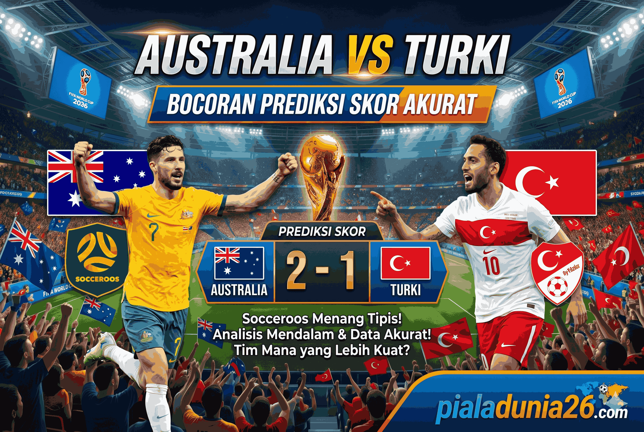 Australia vs Turki: Bocoran Prediksi Skor Akurat