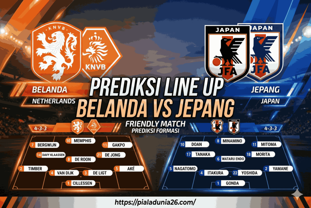 Belanda vs Jepang: Bocoran Skor Mengejutkan 2026