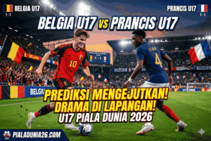 Belgia U17 vs Prancis U17 2026, Prediksi Mengejutkan