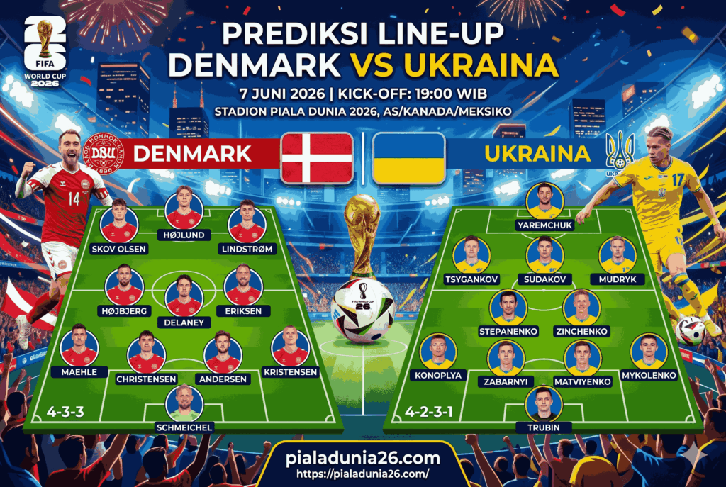 Denmark vs Ukraina 7 Juni 2026: Prediksi Skor dan Analisis Lengkap