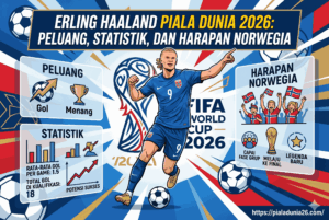 Erling Haaland Piala Dunia 2026: Peluang, Statistik, dan Harapan Norwegia