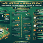 Hasil Meksiko vs Afrika Selatan: Skor Akhir, Jalannya Laga, dan Statistik Lengkap