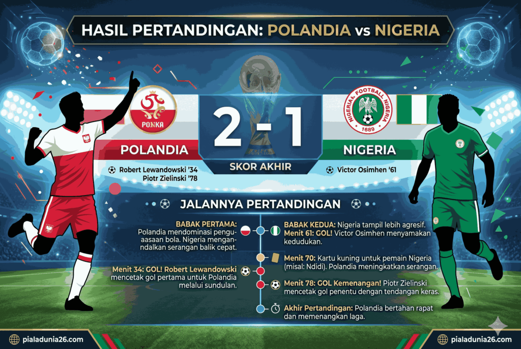 Hasil Poland vs Nigeria: Skor Akhir dan Jalannya Pertandingan