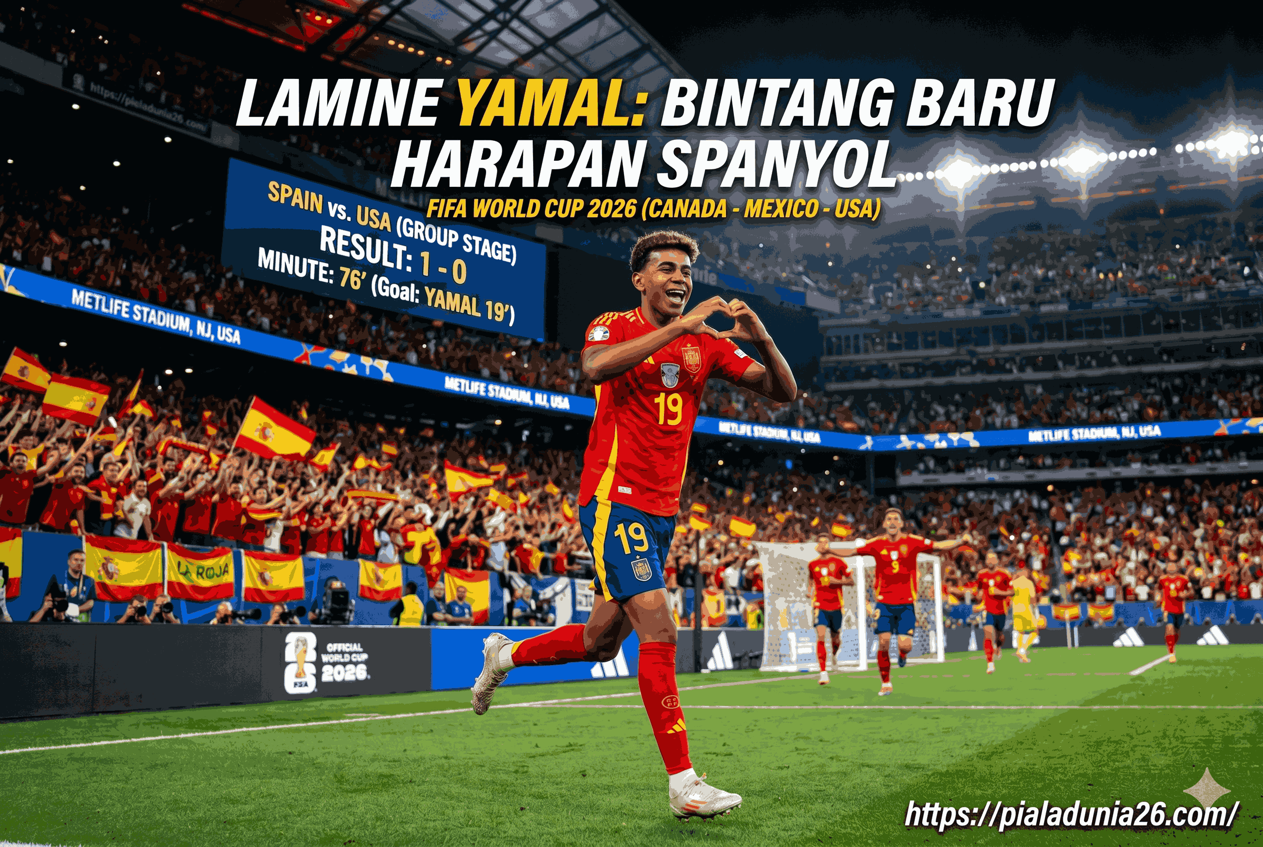 Lamine Yamal Piala Dunia 2026: Bintang Baru Harapan Spanyol