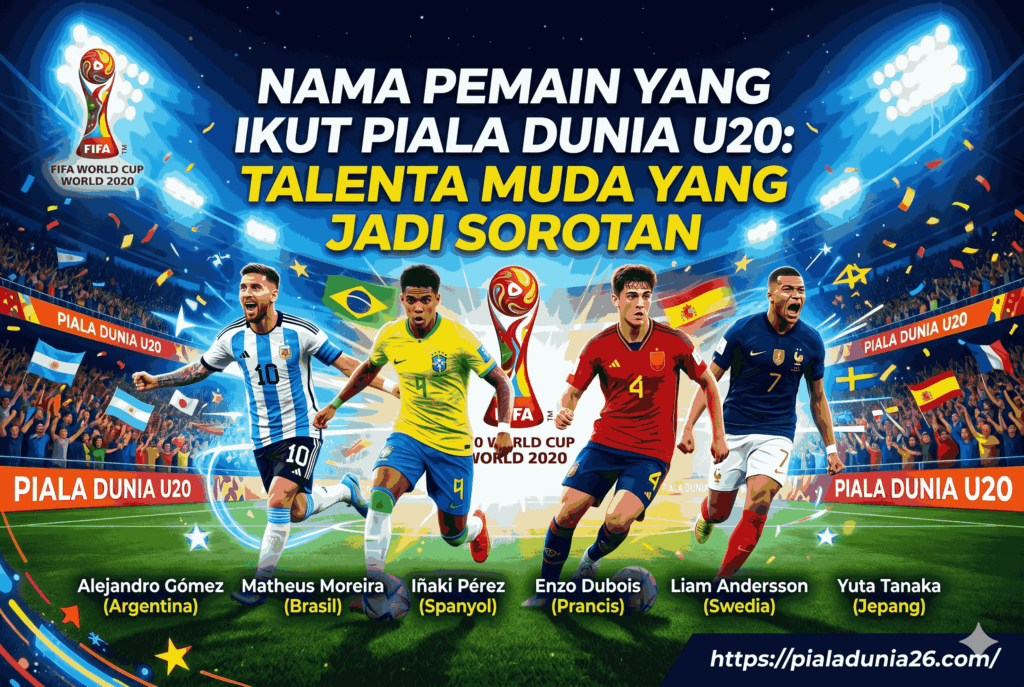 Nama Pemain yang Ikut Piala Dunia U20: Talenta Muda yang Jadi Sorotan