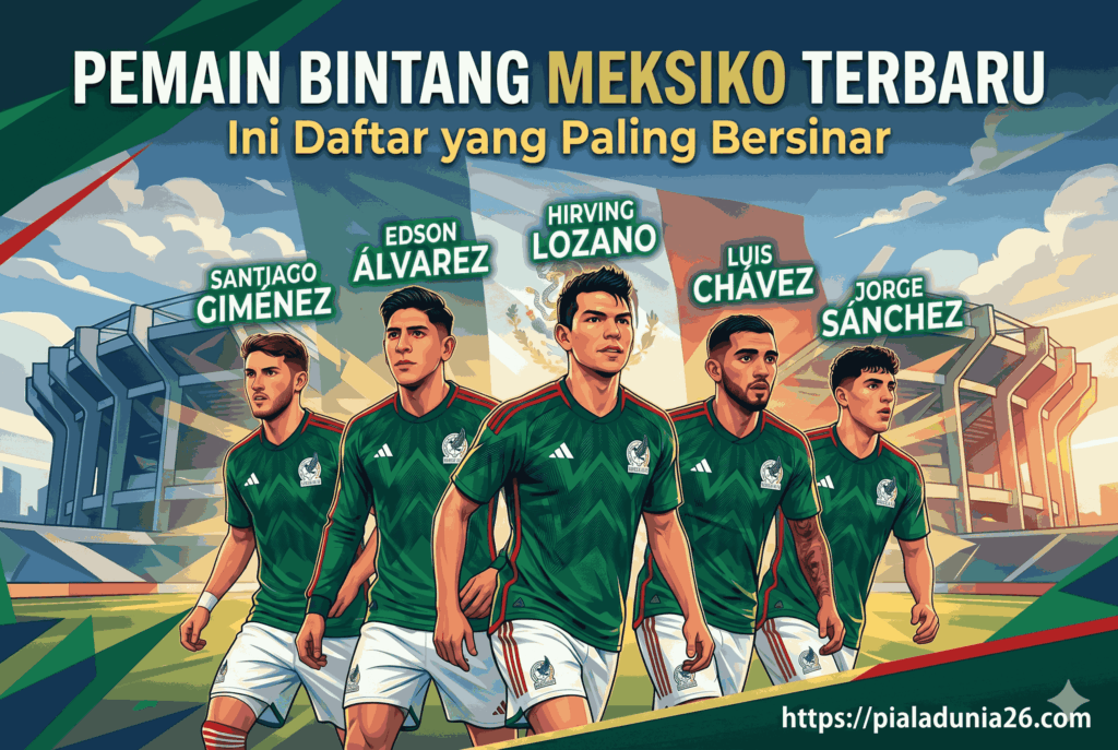 Pemain Bintang Meksiko Terbaru, Ini Daftar yang Paling Bersinar
