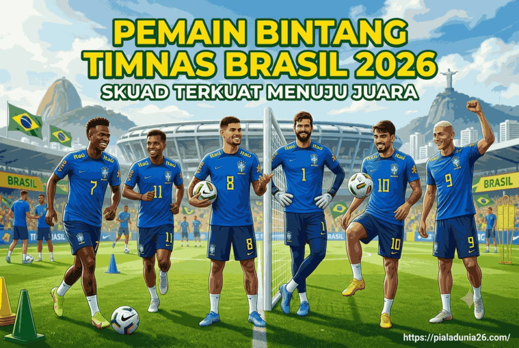 Pemain Bintang Timnas Brasil 2026: Skuad Terkuat Menuju Juara