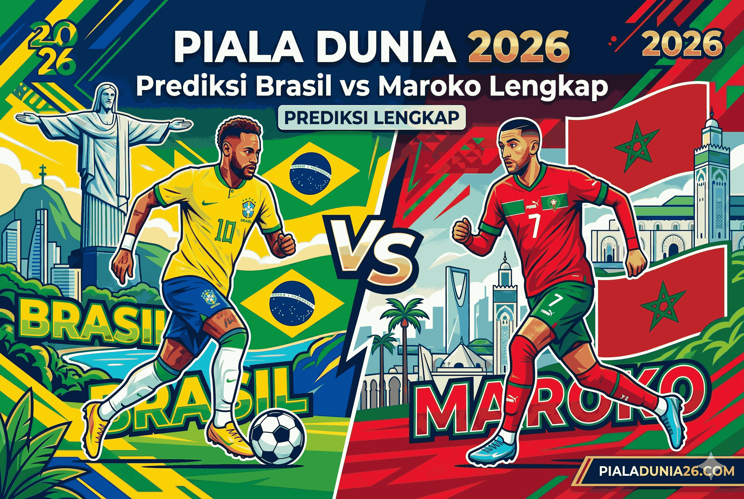 Piala Dunia 2026: Prediksi Brasil vs Maroko Lengkap