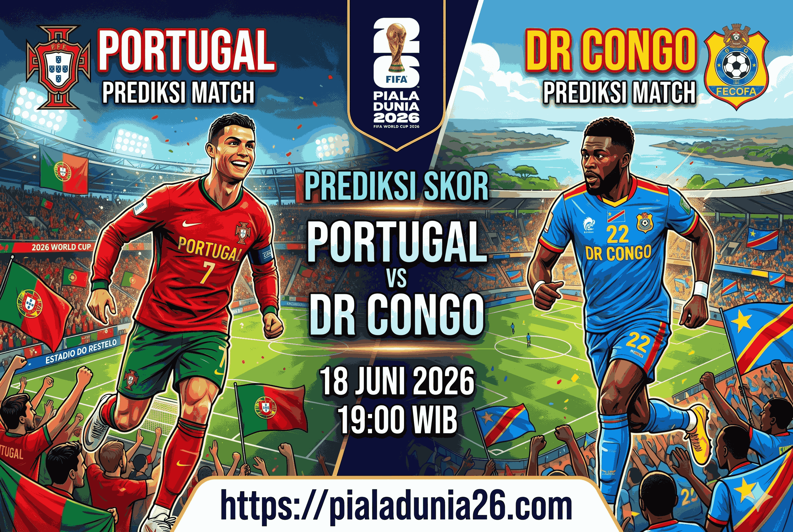 Portugal vs Republik Demokratik Kongo: Analisis Lengkap