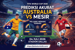 Prediksi Akurat Australia vs Mesir, Peluang Menang Terbaru