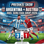 Prediksi Skor Argentina vs Austria, Duel Seru Fase Grup 2026