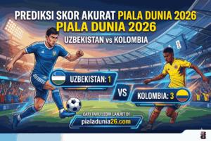 Prediksi Uzbekistan vs Kolombia Piala Dunia 2026 Skor Akurat