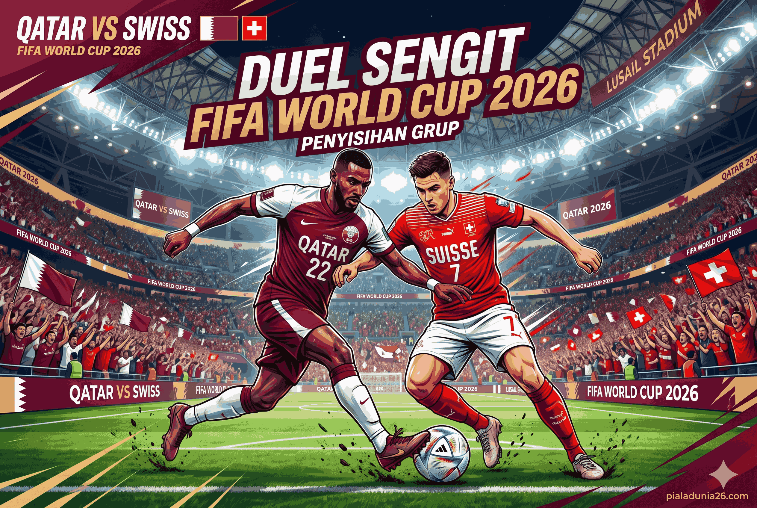 Qatar vs Swiss: Duel Sengit FIFA World Cup 2026