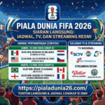Siaran Langsung Piala Dunia 2026: Jadwal, TV, dan Link Streaming Resmi