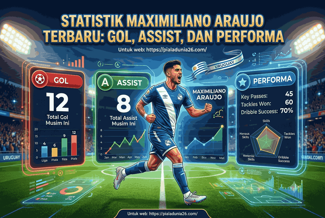 Statistik Maximiliano Araujo Terbaru: Gol, Assist, dan Performa