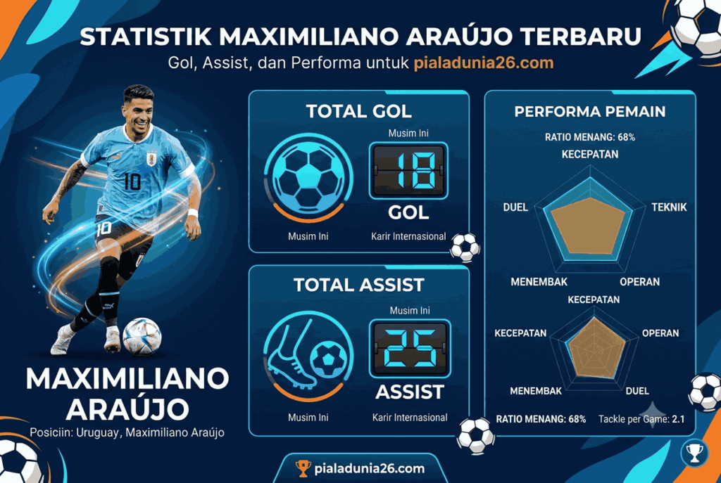 Statistik Maximiliano Araujo Terbaru: Gol, Assist, dan Performa
