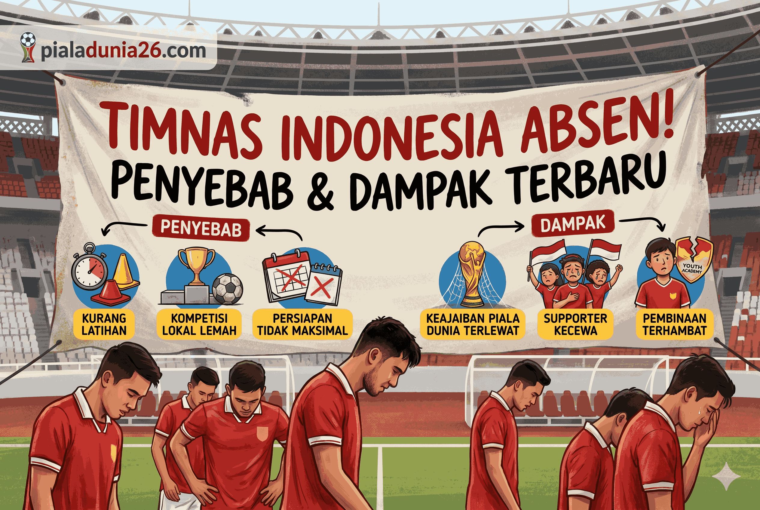 Timnas Indonesia Absen! Ini Penyebab dan Dampaknya Terbaru