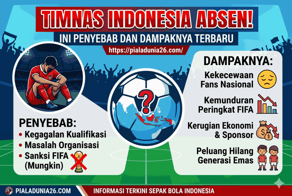 Timnas Indonesia Absen! Ini Penyebab dan Dampaknya Terbaru