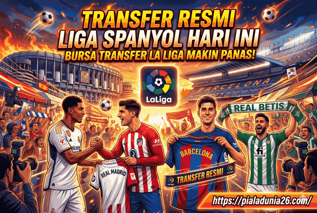 Transfer Resmi Liga Spanyol Hari Ini, Bursa Transfer La Liga Makin Panas!