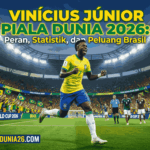 Vinícius Júnior Piala Dunia 2026: Peran, Statistik, dan Peluang Brasil