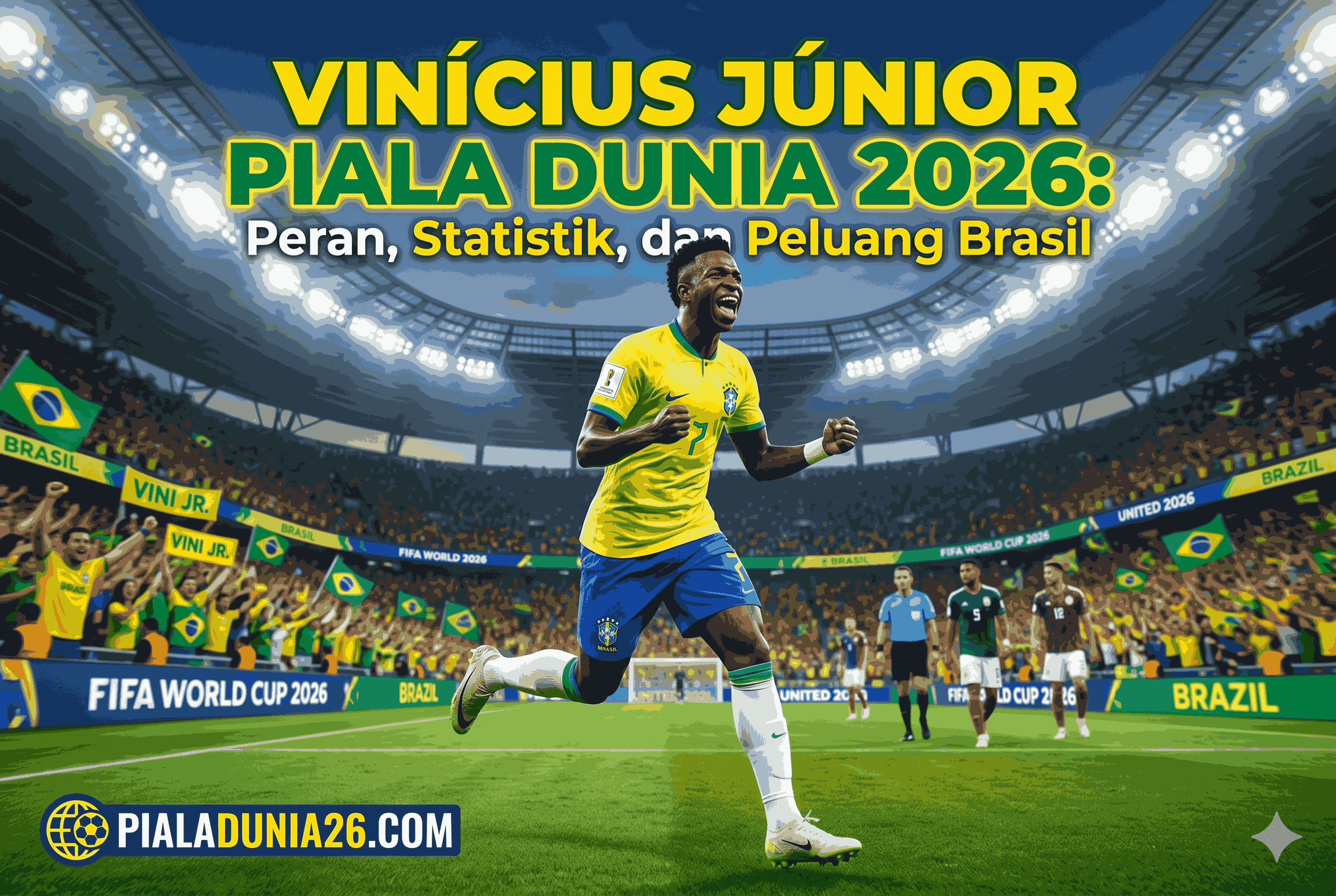 Vinícius Júnior Piala Dunia 2026: Peran, Statistik, dan Peluang Brasil