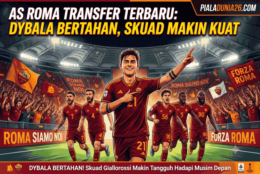 AS Roma Transfer Terbaru: Dybala Bertahan, Skuad Makin Kuat