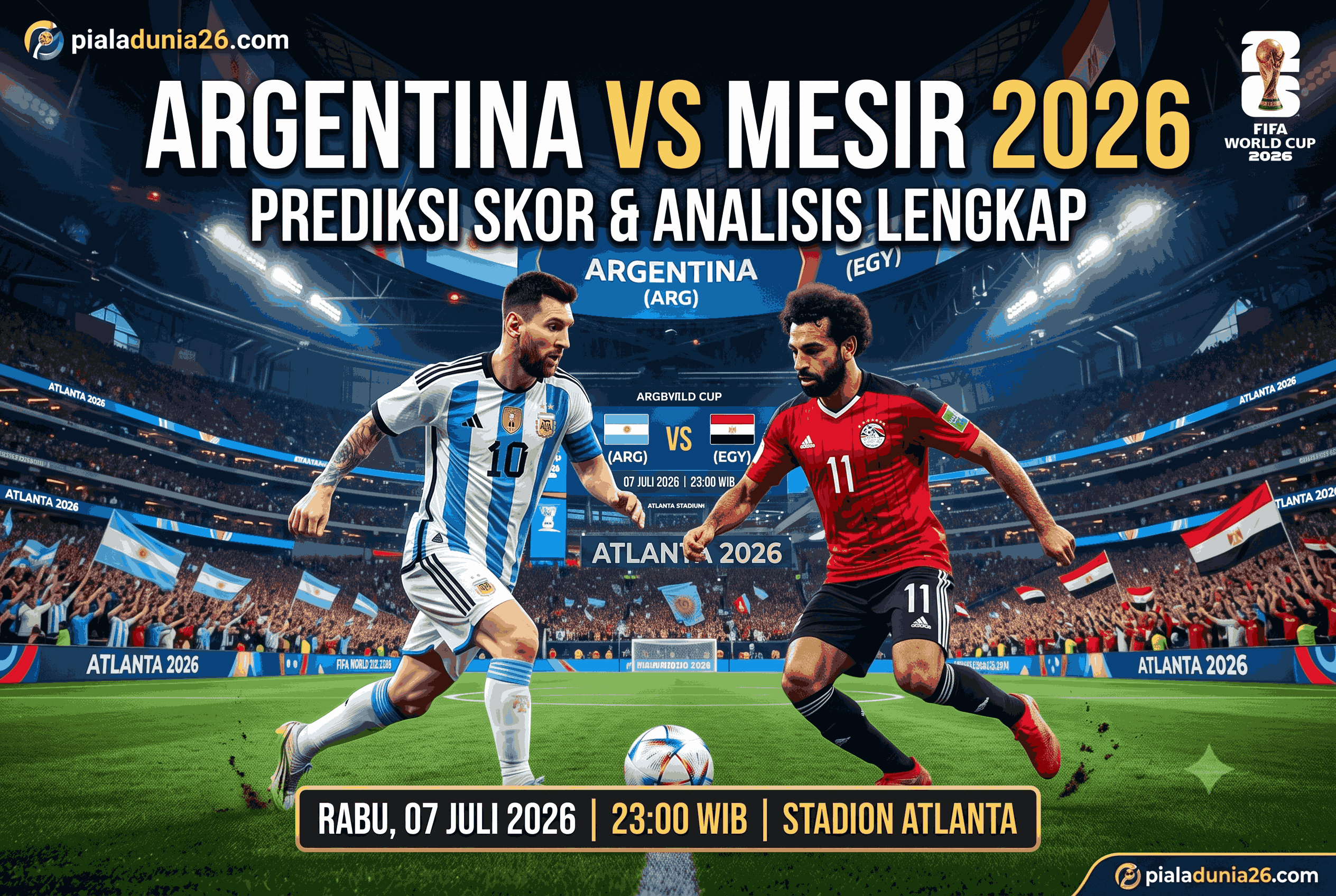 Argentina vs Mesir 2026: Prediksi Skor & Analisis Lengkap