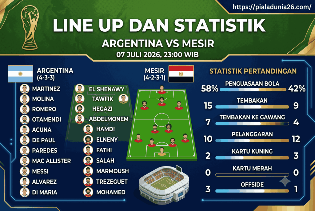 Argentina vs Mesir 2026: Prediksi Skor & Analisis Lengkap