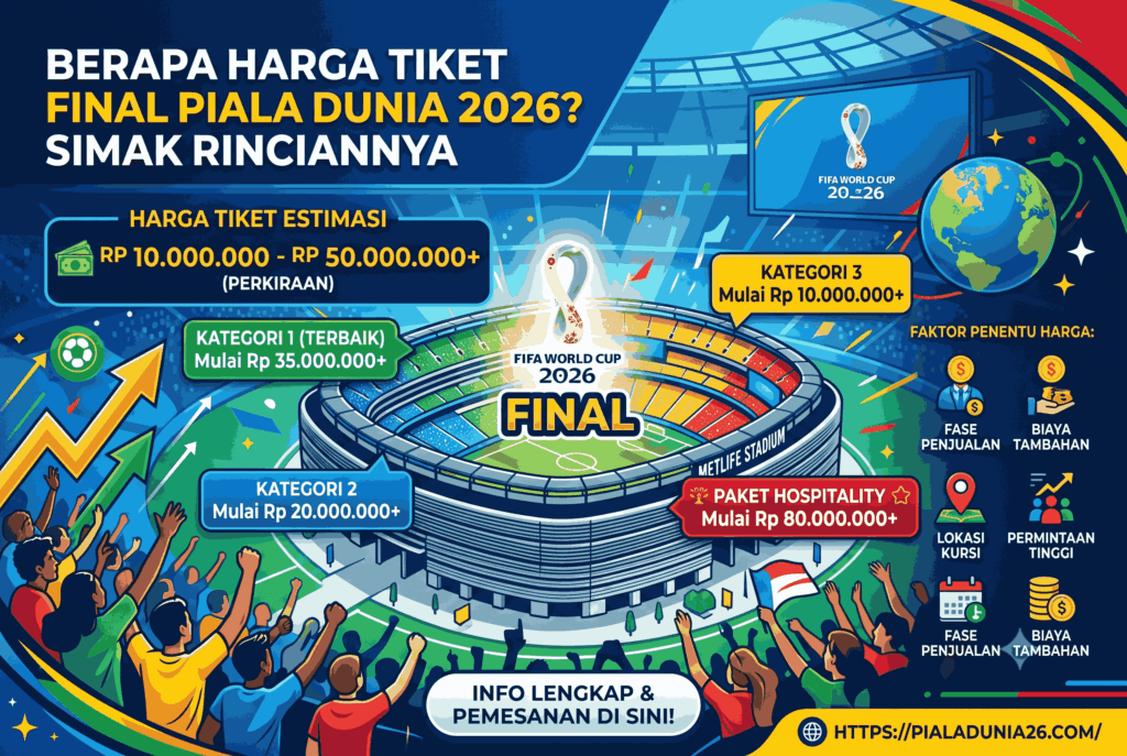 Berapa Harga Tiket Final Piala Dunia 2026? Simak Rinciannya